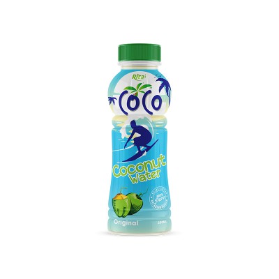 300ml Pet bottle COCO 100 pure coconut water original nutrition healthy