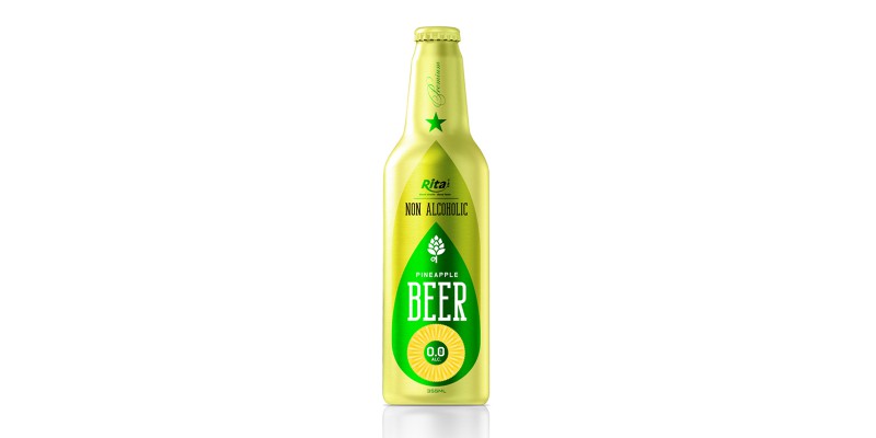 Aluminum-Bottle-355ml Pineapple-Beer-Non-Alc 03