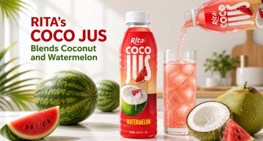 Sustainable Sipping: RITA's COCO JUS Blends Coconut and Watermelon for Global Markets
