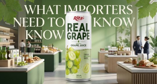 Premium Real Grape Juice 10.9 Fl Oz – Contains Real Green Grapes