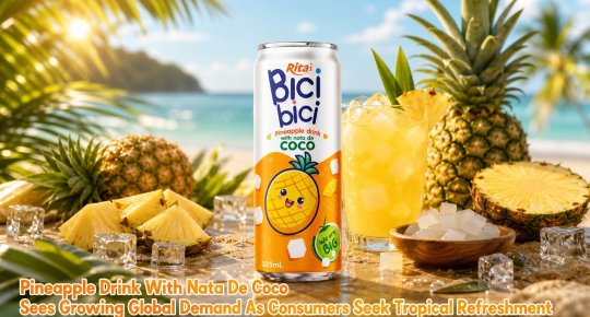 Pineapple Drink With Nata De Coco Sees Growing Global Demand As Consumers Seek Tropical Refreshment