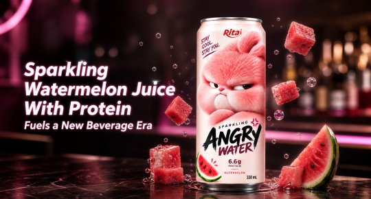 Sparkling Watermelon Juice With Protein Fuels a New Beverage Era