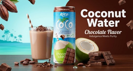 Coconut Water Chocolate Flavor 320ml Can Rita