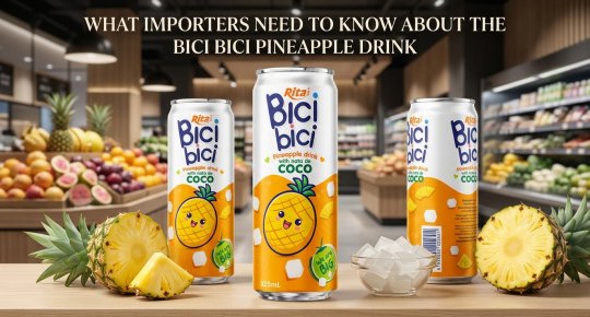 Bici Bici 325ml Pineapple Drink With Nata De Coco (wide Opening Can)