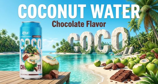 Rita Coco 100% Pure Coconut Water With Chocolate Flavour 500ml Can