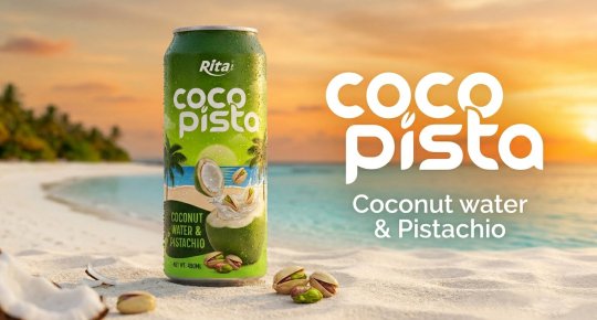 Coconut water and pistachio 490ml can
