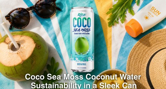 Coco Sea Moss Coconut Water Sustainability in a Sleek Can