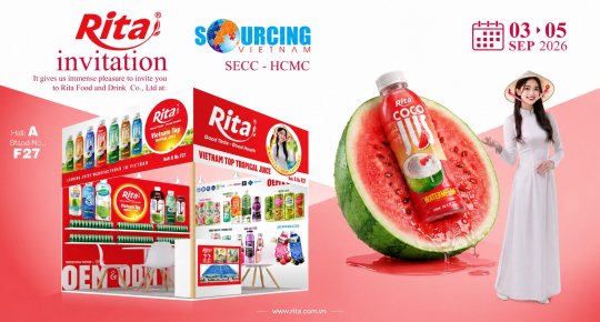 Rita – Your Trusted Beverage Manufacturing & Supply Partner at Viet Nam International Sourcing 2026