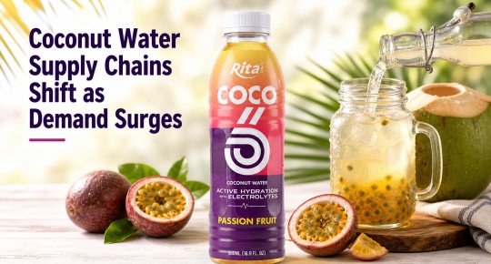 Coconut Water Supply Chains Shift as Demand for Electrolyte-Enhanced Beverages Surges
