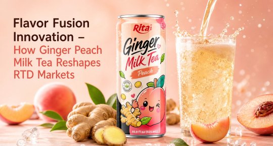Flavor Fusion Innovation – How Ginger Peach Milk Tea Reshapes RTD Markets