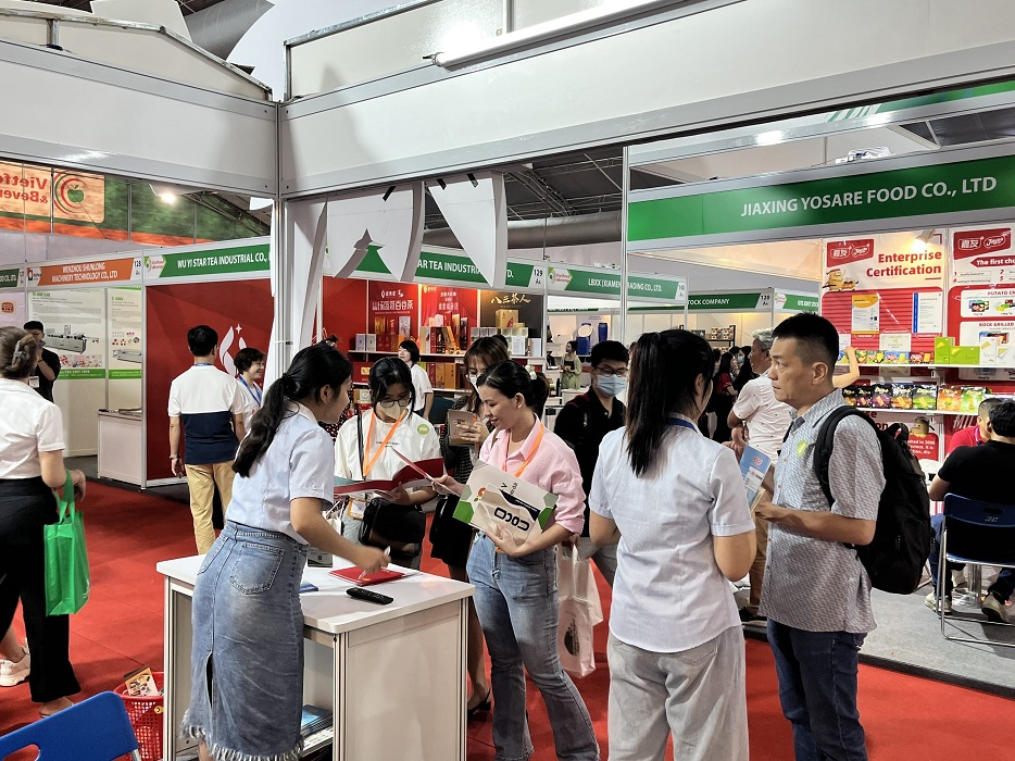 rita introduces products at vietfood beverage propack vietnam 2023 4