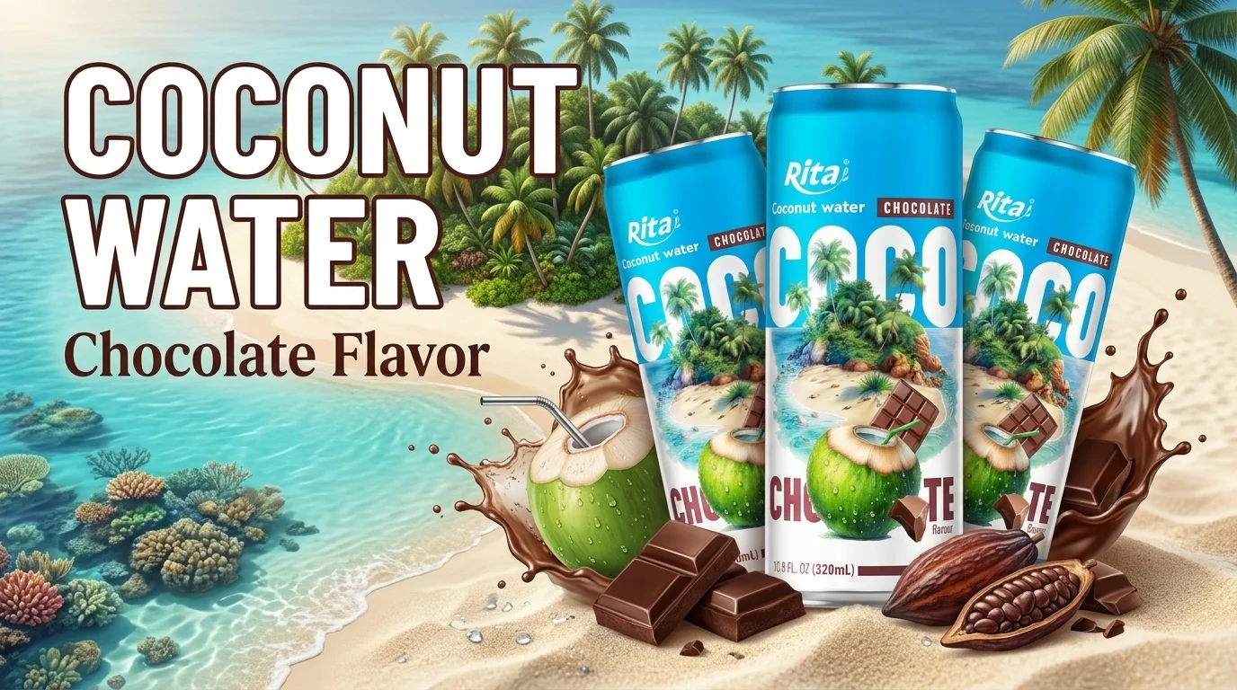Coconut Water With Chocolate Flavour 320ml Can