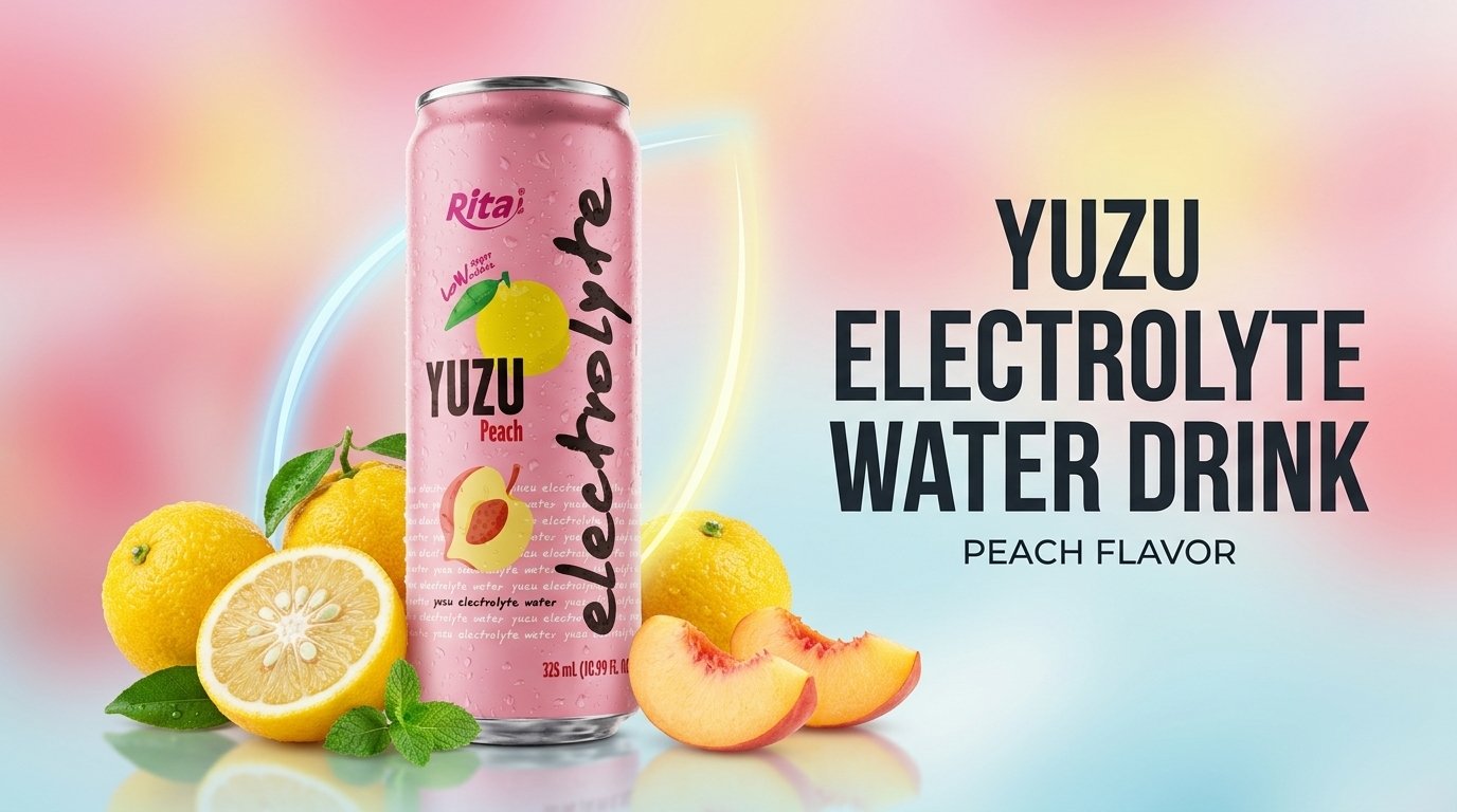 Yuzu Peach Electrolyte Water Drink Sees Global Export Momentum
