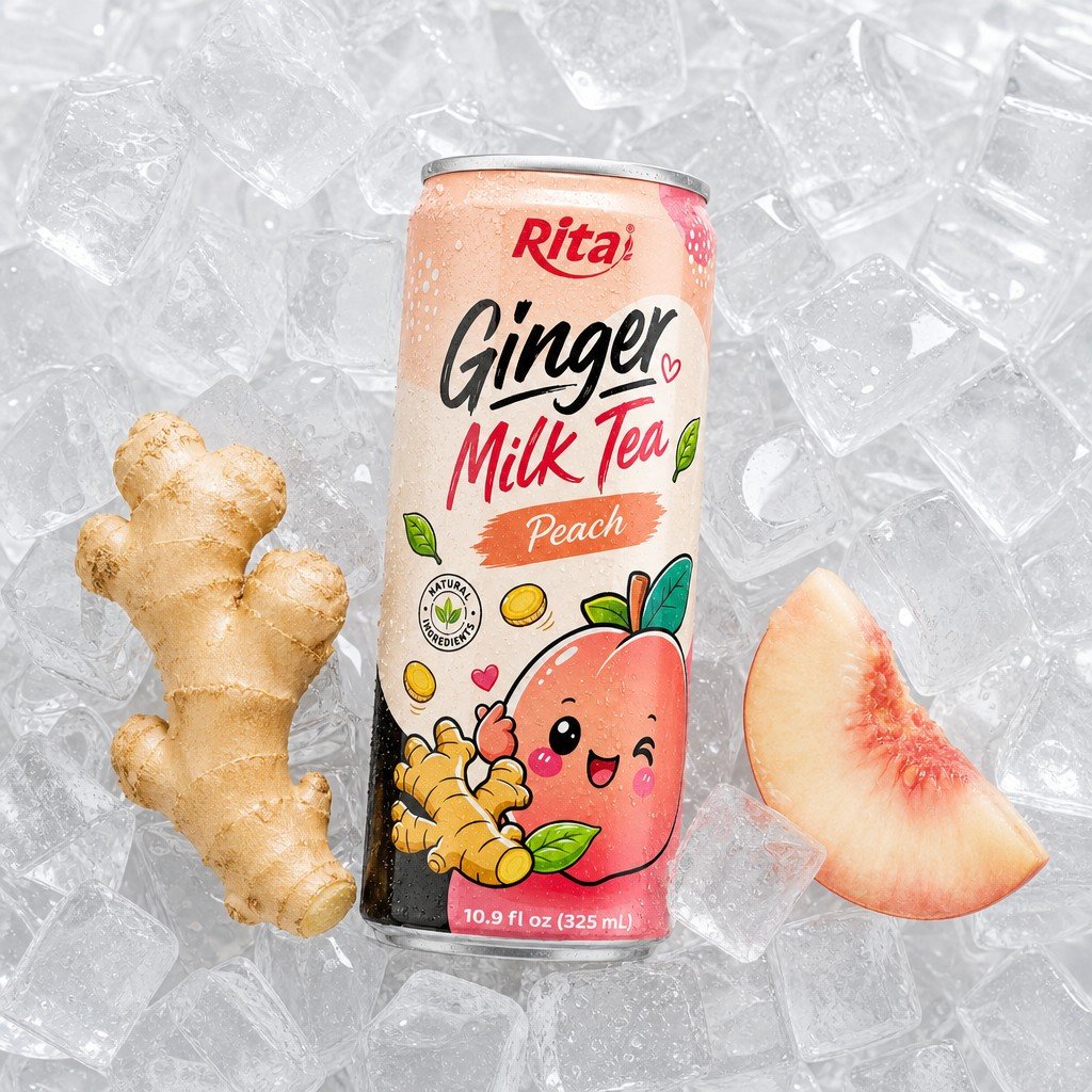 Flavor Fusion Innovation – How Ginger Peach Milk Tea Reshapes RTD Markets - Image 2