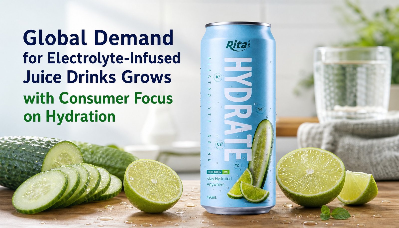 Global Demand for Electrolyte-Infused Juice Drinks Grows with Consumer Focus on Hydration