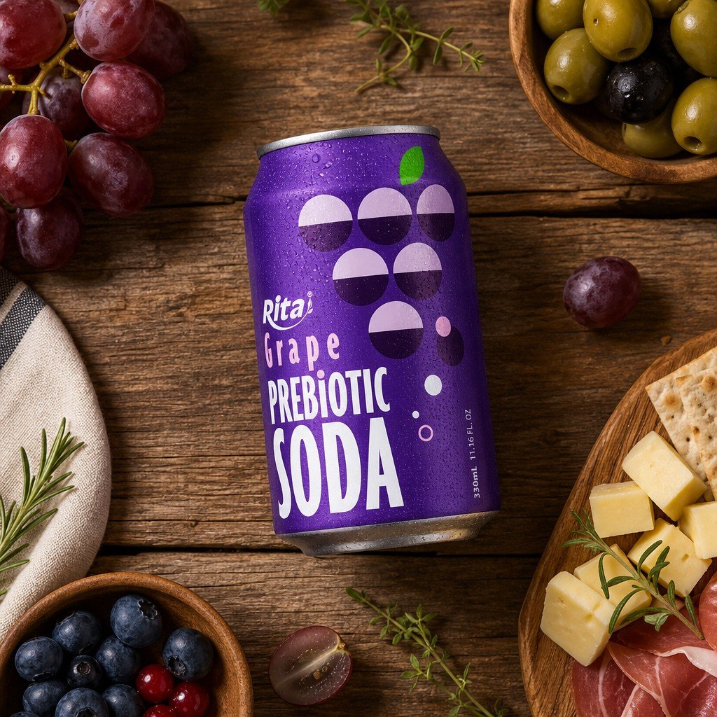 RITA Grape Prebiotic Soda Attracts Global OEM Buyers - Image 1