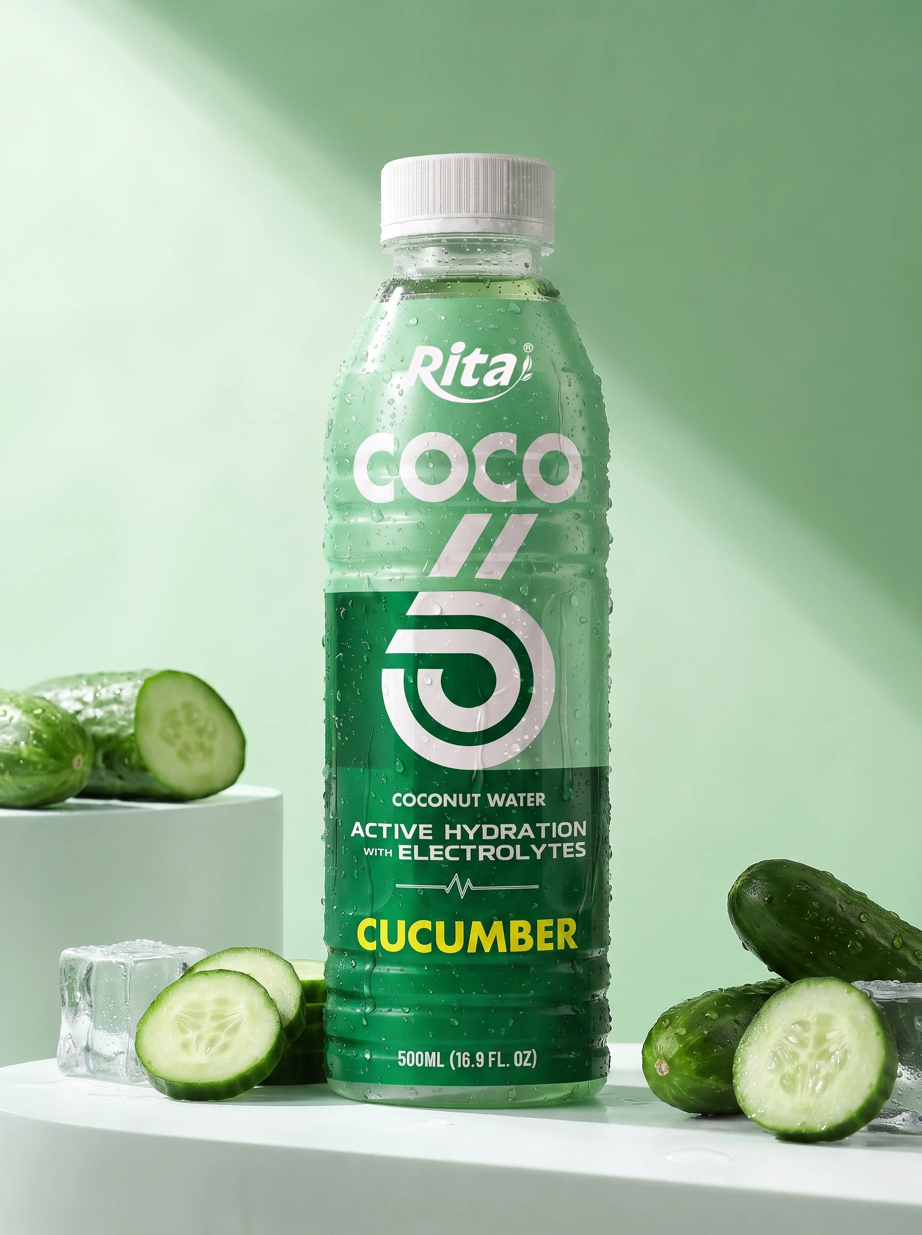 COCO Active Hydration Coconut Water with Electrolytes – Cucumber Flavor Poster 1