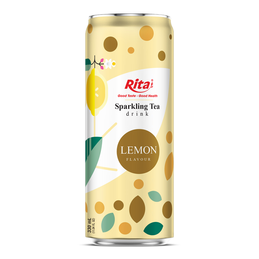 Sparkling Tea drink lemon flavour 330ml sleek canned near me