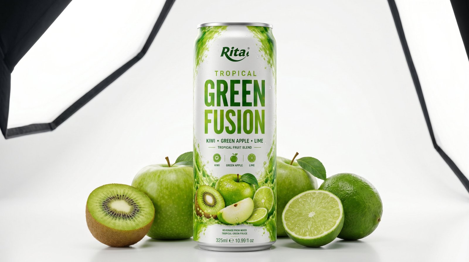 GREEN FUSION Tropical Fruit Blend Drink Poster 1