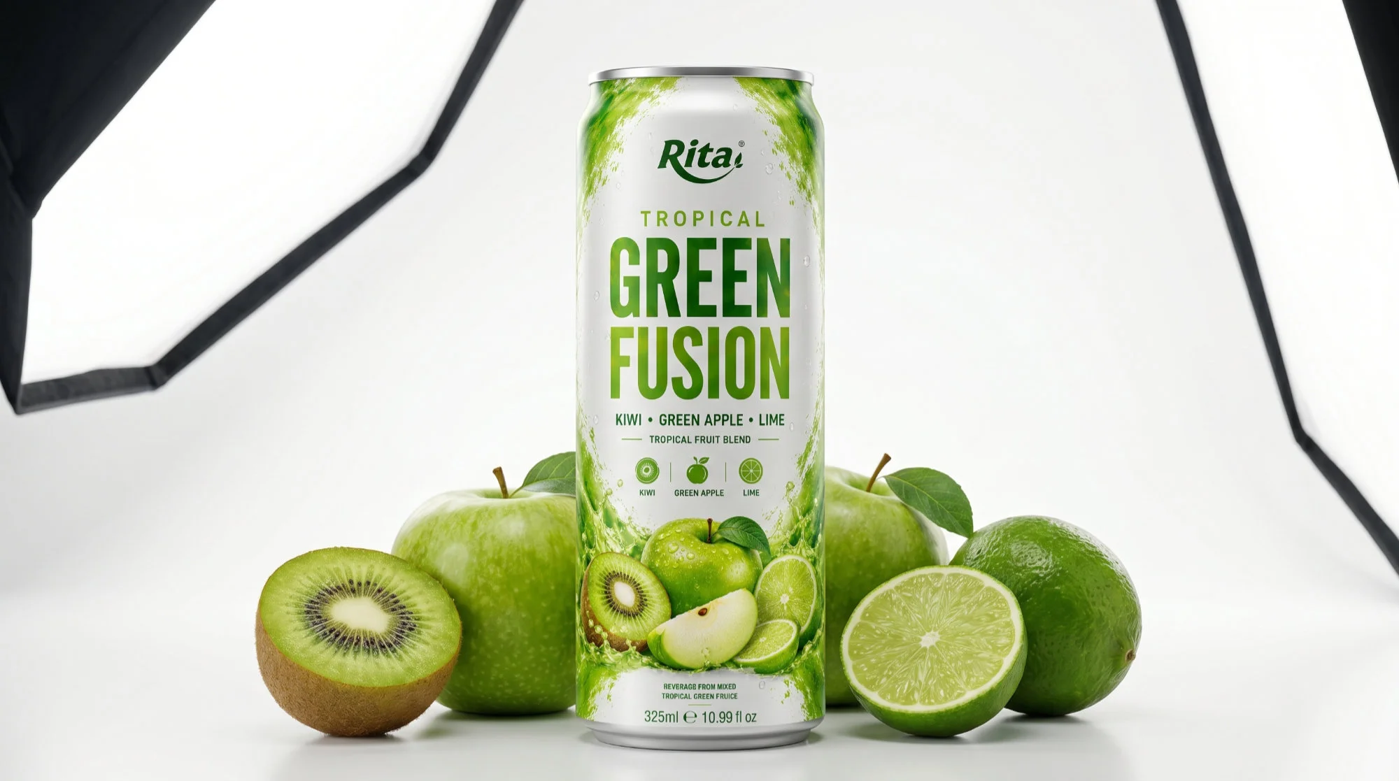 GREEN FUSION Tropical Fruit Blend Drink Poster 1