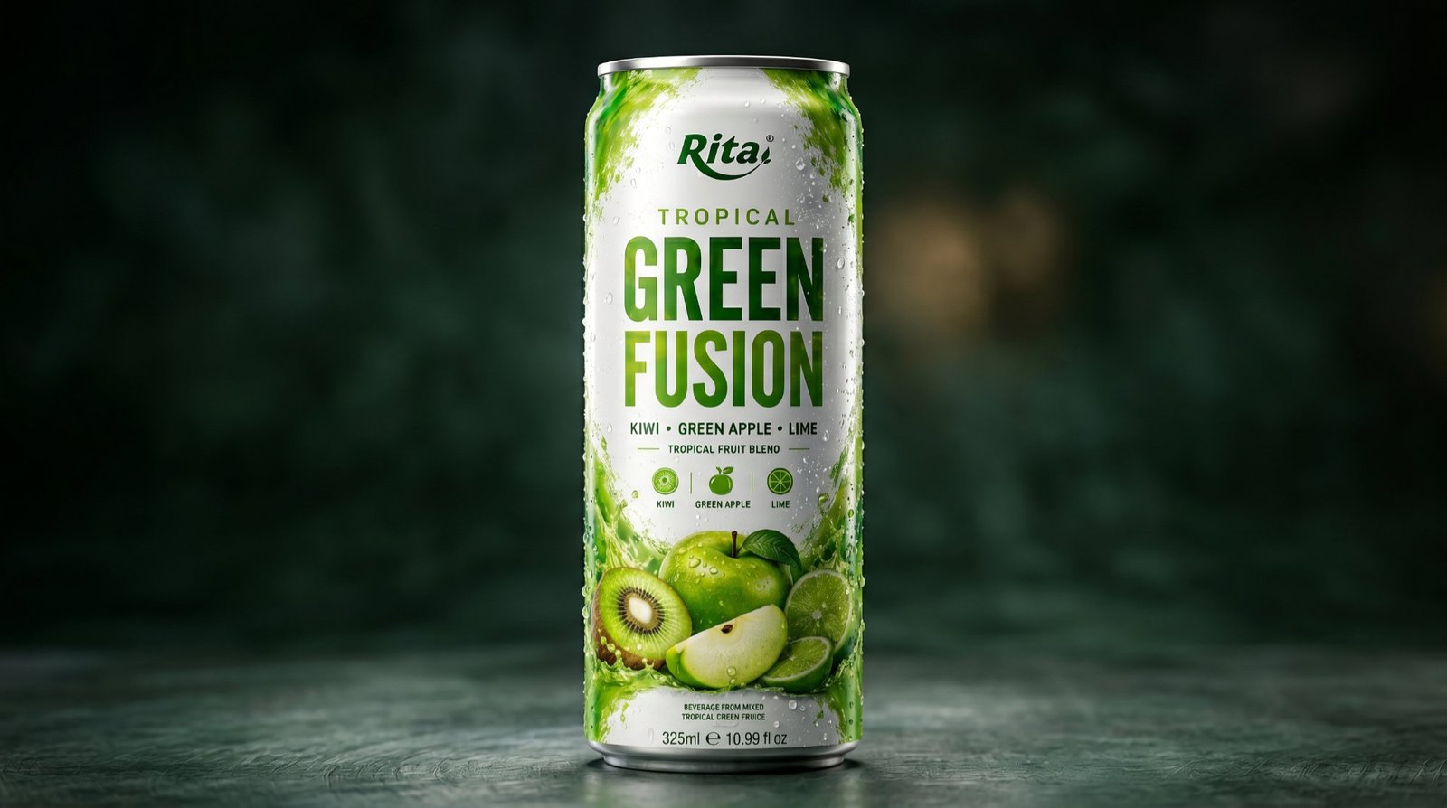 GREEN FUSION Tropical Fruit Blend Drink Poster 2