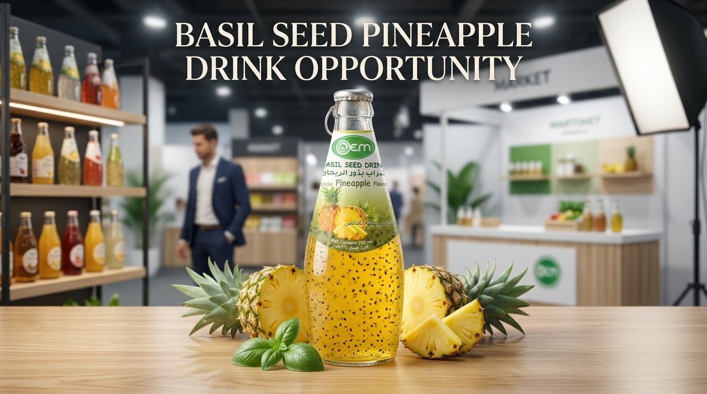 BASIL SEED PINEAPPLE DRINK OPPORTUNITY