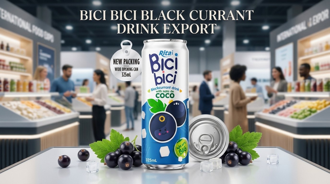 Bici Bici 325ml Blackcurrant Drink — How Texture and Convenience Are Reshaping the Global Beverage Export Market