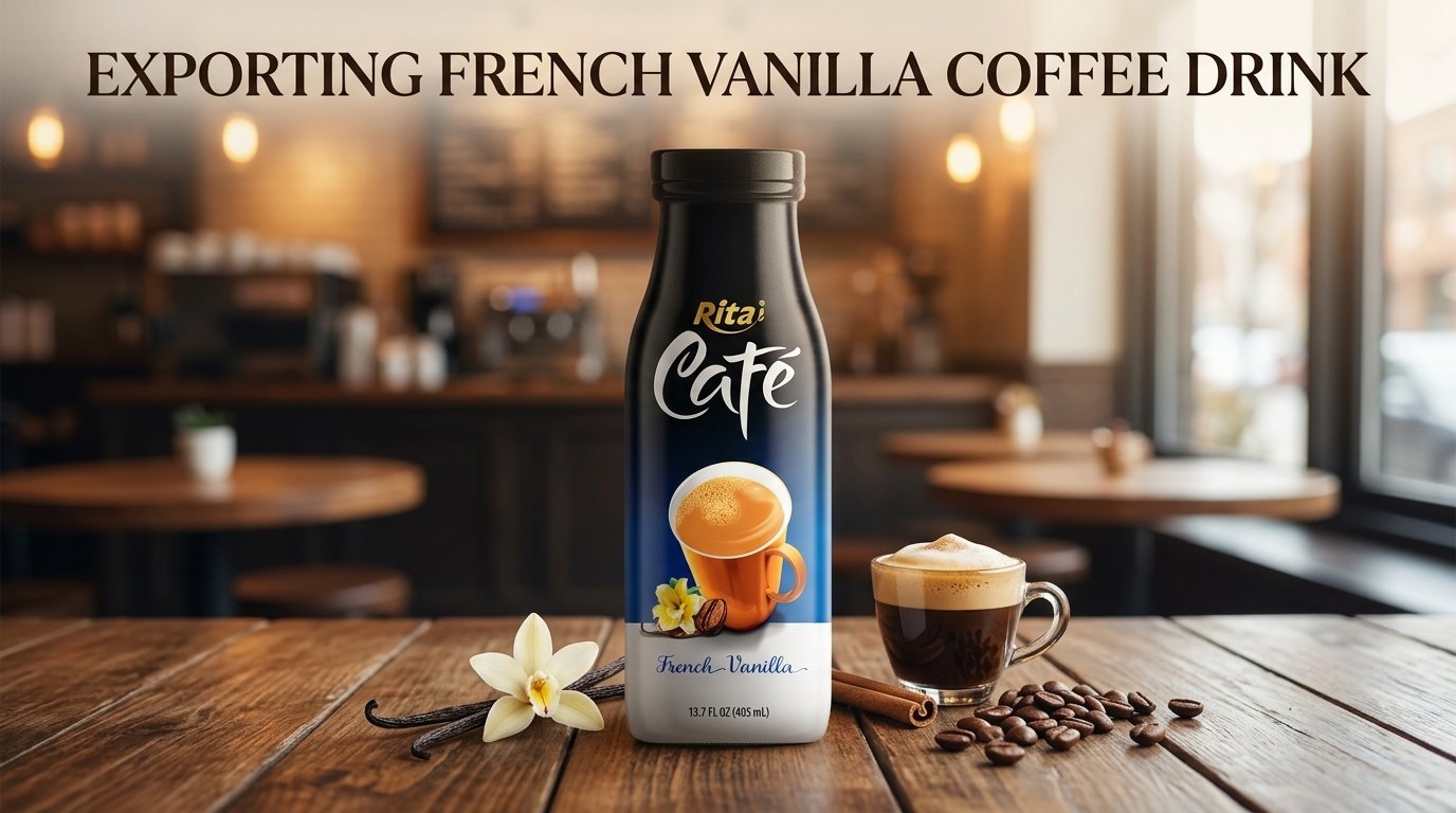 Rita French Vanilla Coffee Drink 405ml Glass Bottle