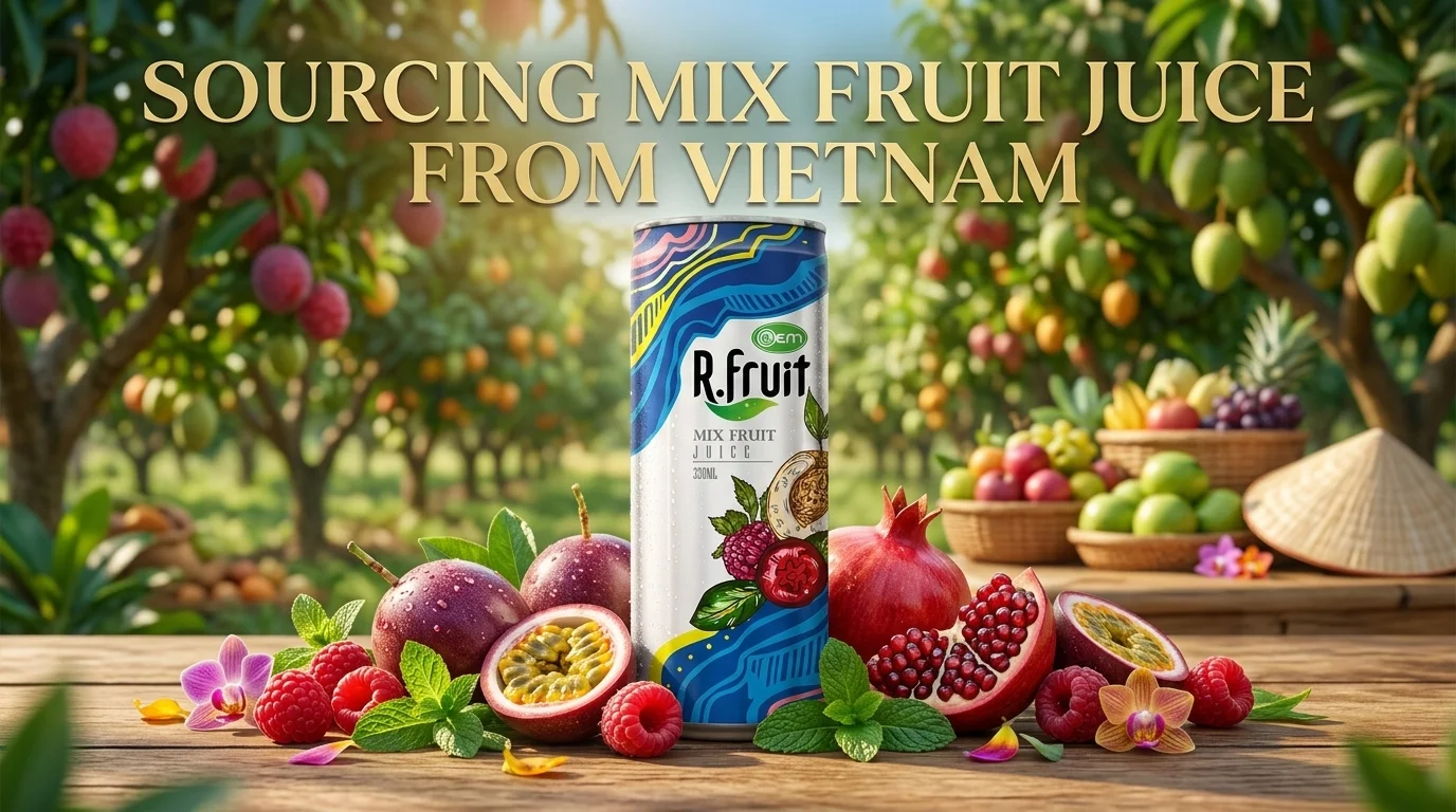 330ml Canned OEM Mix Fruit Juice