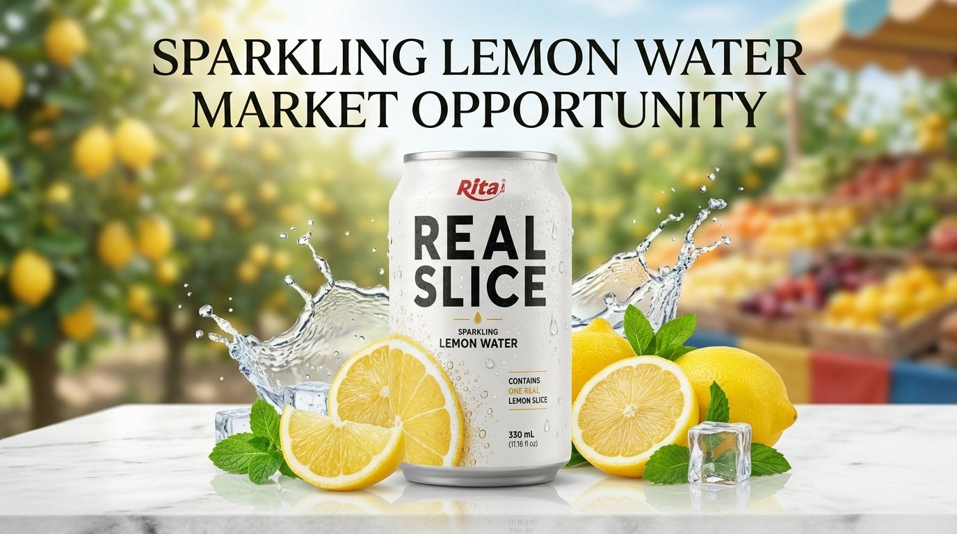 SPARKLING LEMON WATER MARKET OPPORTUNITY