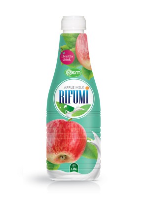 1.25L OEM PP bottle Apple Milk Drink