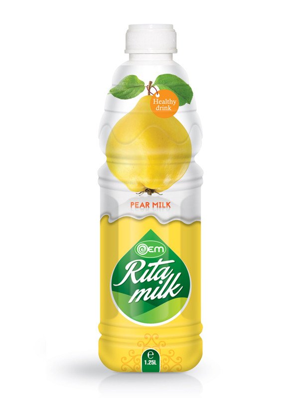 1.25L OEM PP bottle Pear Milk