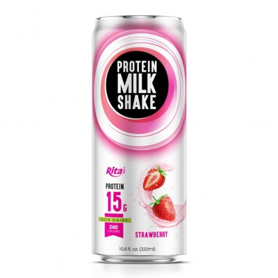 10.8 FL Oz Rita Protein Milk Shake with Strawberry Flavor