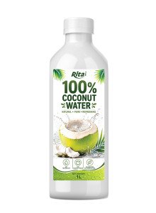 100% Pure Young Coconut Water 1L PET Bottle Wholesale
