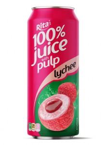 100 Lychee Juice with Pulp 500ml Cans