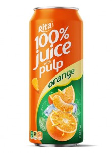 100 Orange Juice with Pulp 500ml Cans