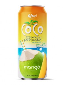 Best Vietnam Coconut water with Pulp and mango