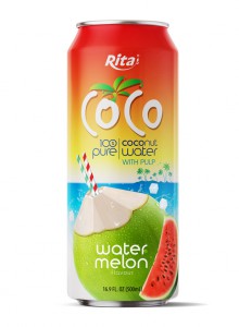 pure watermelon  Coconut water with Pulp
