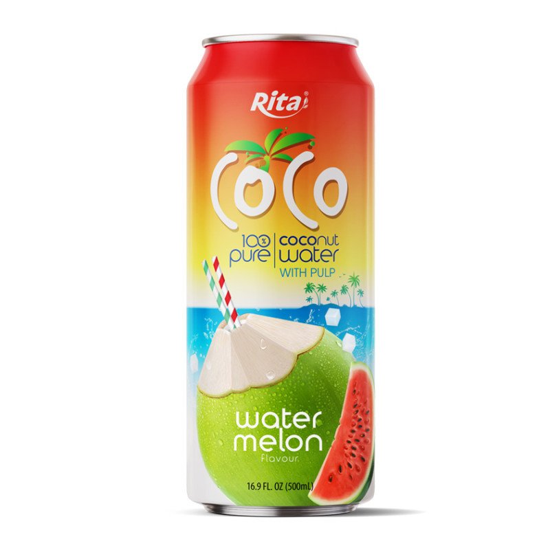 100 pure watermelon Coconut water with Pulp