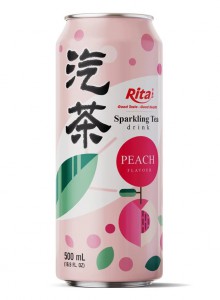 Wholesale 16.9 Fl Oz Can Sparkling Tea Drink Mix Peach Flavor