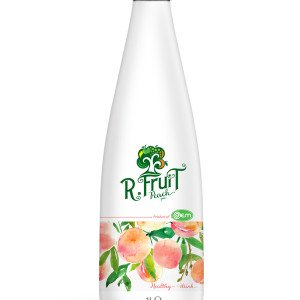 1L OEM Glass bottle Peach Juice