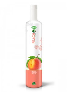 1L OEM Glass bottle Peach Juice