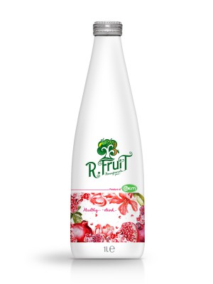 1L OEM Glass bottle Pomegranate Juice