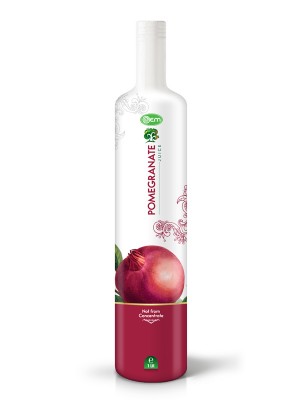 1L OEM Glass bottle Pomegranate Juice Drink