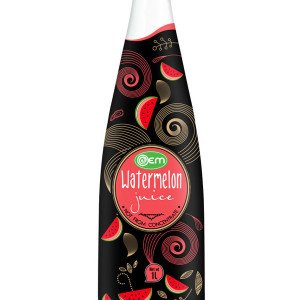 1L OEM Glass bottle Watermelon Juice