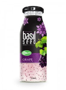 200ml OEM Basil Seed Grape Flavor