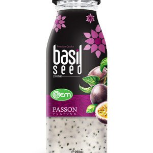 200ml OEM Basil Seed Passon Flavor