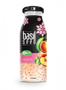 200ml OEM Basil Seed Peach Flavor