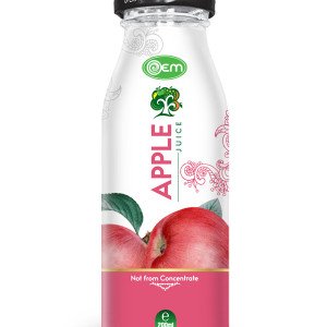 200ml OEM Glass bottle Apple Juice
