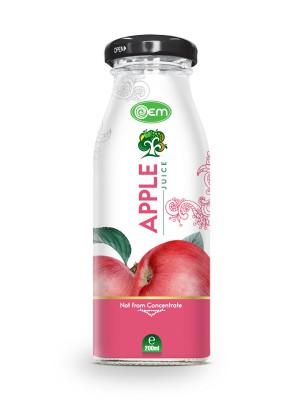 200ml OEM Glass bottle Apple Juice